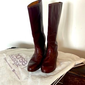 Genuine leather!!! High quality men vintage horse back riding!! Size 9